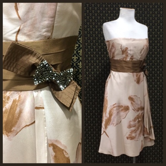 2004 Anthro "Watercolor Silk Dress" by Odille - Picture 6 of 11